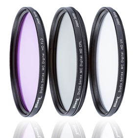Ultimaxx 3PC Protective Filter Kit (UV, CPL, FLD) - 62mm