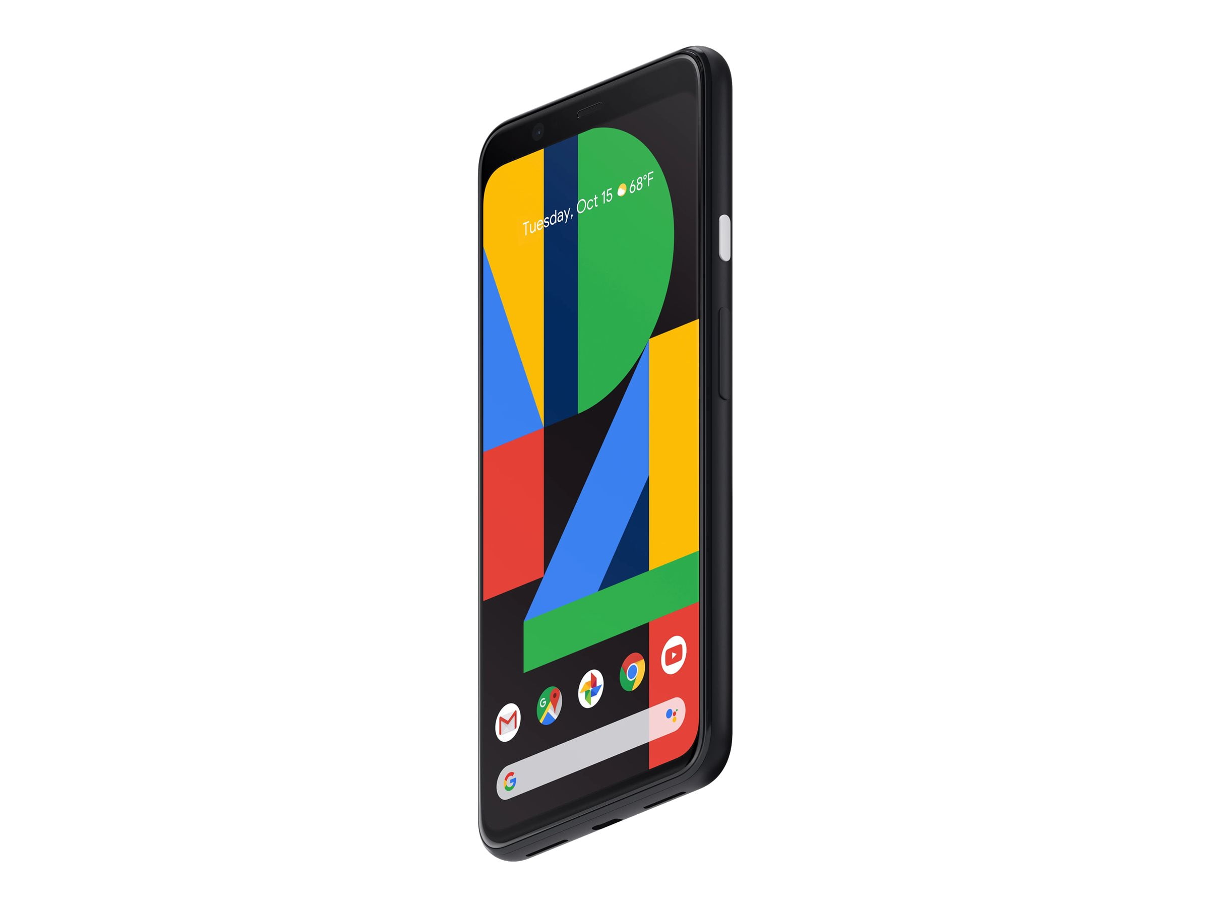 Google Pixel 4 - 4G smartphone - RAM 6 GB ⁄ Internal Memory 64 GB - OLED  display - 5.7" - 2x rear cameras 16 MP, 12.2 MP - front camera 8 MP - just  black | Walmart Canada