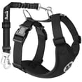 thumbnail image 1 of Arnés de cinturón de seguridad para perros SlowTon ajustable y transpirable negro M, 1 of 9