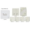 thumbnail image 5 of Bambusa Sheets| 7-Pcs Ultra Soft & Cooling | 100% Bamboo Viscose|Easy Bedmaking | Labeled for Convenience|Perfect For All Ages (F=Full-Ivory), 5 of 7