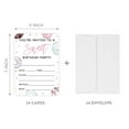 thumbnail image 5 of Koyal Wholesale Donut Birthday Paper Invitations for Kids, 1st Birthday, Blank Cards with Envelopes, 24-Pack, 5 of 5