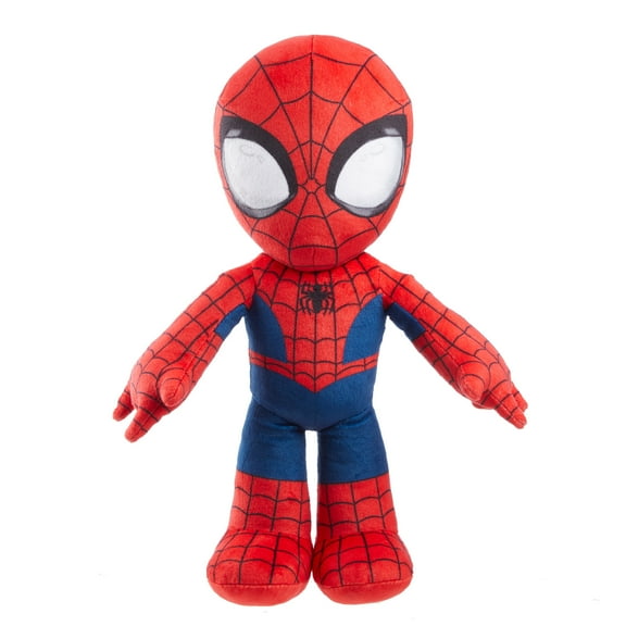 Marvel Plush Talkers Spider-Man Soft Toy, 11.75-Inch Collectible Figure with Sounds & Phrases
