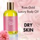 thumbnail image 2 of Rose Gold Body Oil for Radiant Skin, Shiny Hair & Strong Nails, Lightweight, 4 fl oz by LatherGreen, 2 of 6