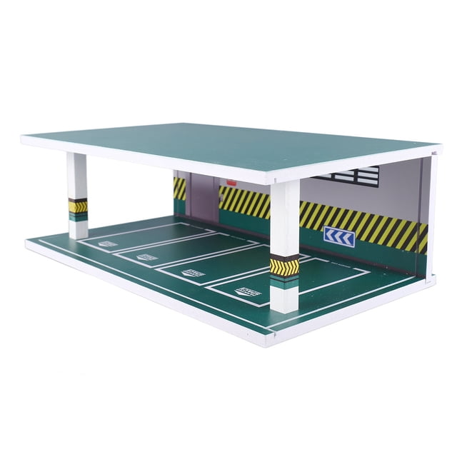 Modelo De Estacionamiento 1:32, Con Diseño De Iluminación Incorporado Para Simulación, Almacenamiento Conveniente Y Decoración Elegante Para Coleccionistas