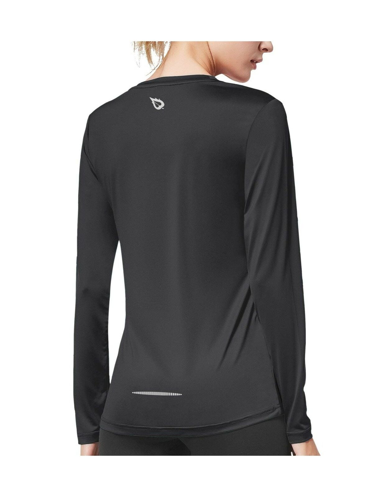 BALEAF Women's Workout Shirts V-Neck Short Sleeve Summer Quick Dry Activewear Performance Tee Running Yoga Top