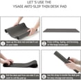 thumbnail image 6 of 23.6" x 13.7" Non-Slip Desk Pad,Mouse Pad,Waterproof PVC Leather Desk Table Protector,Ultra Thin Large Desk Blotter, Easy Clean Laptop Desk Writing Mat for Office Work/Home/Decor, 6 of 7
