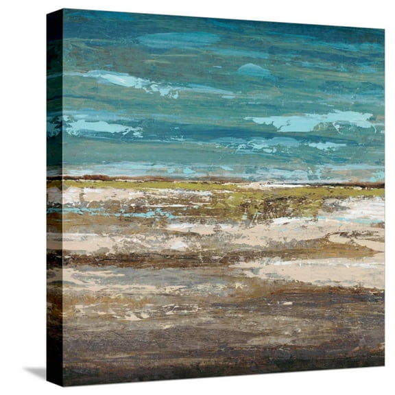 Art.com Abstract Sea 1 Stretched Canvas Print Wall Art by Dennis Dascher, 16" x 16"