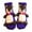 R, variant on 2 Pack Christmas Socks for Women, Soft Fleece Thermal Non-Slip Grip Winter Warm Crew Socks for Holiday Gifts(Red-C)