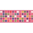 thumbnail image 2 of Cercles Colorés Rose Papier Peint Bord Abstrait, Rouleau 15' x 9", 2 of 3