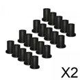 thumbnail image 1 of 2 Tuercas De Goma Duraderas Para Pozos, Sujetadores Métricos Universales, Reemplazo 20x M4, 1 of 8