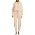 thumbnail image 6 of The Cozy Corner Women's Hooded Faux Sherpa Top & Bottom Pajama Set, 2-Piece, 6 of 6