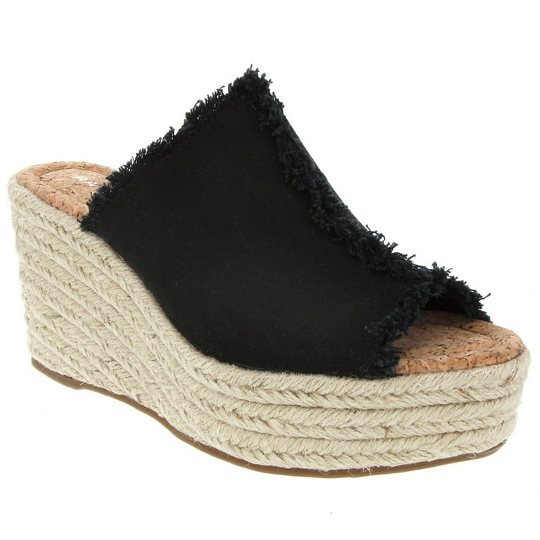 Rampage halper espadrille wedge sandal sales