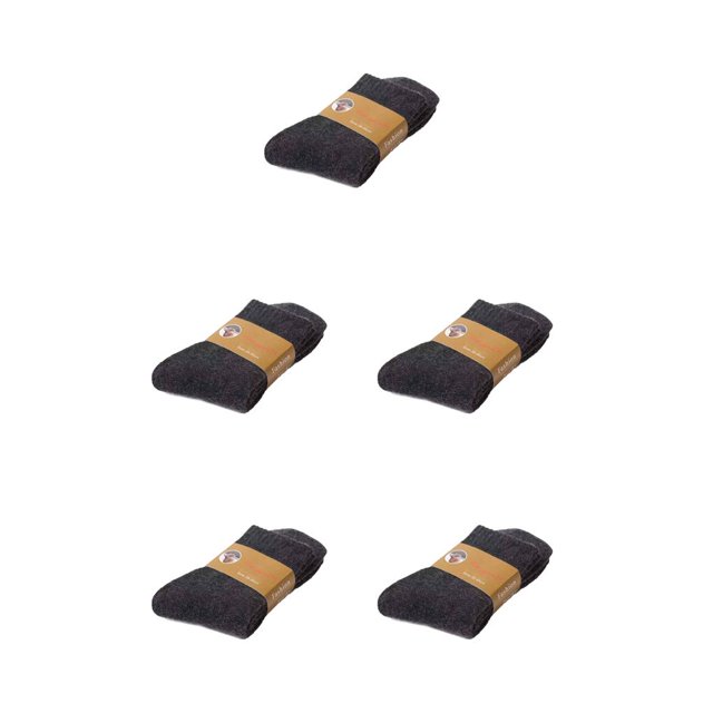 sweethay Calcetines de invierno para hombre, gruesos, cálidos, de felpa, cómodos, transpirables, de Color sólido, calzado medio reutilizable Type2 NO2