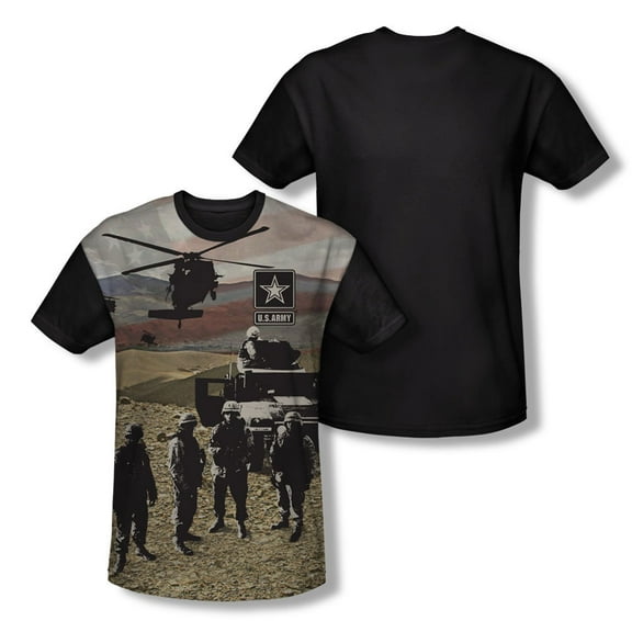 Army Values Mens Sublimation Shirt with Black Back