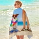 thumbnail image 5 of Fiudx Toalla de Playa con Temática de Perro, Microfibra de Secado Rápido, Diseño Ligero y Absorbente, Ideal para Yoga, Senderismo y Viajes, Ideal Como Regalo de Verano, 75 X 150 Cm., 5 of 7