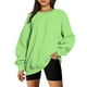 thumbnail image 1 of Puntoco moda mujer manga larga cuello redondo sudadera suelta blusa sólida tops Puntoco Puntoco-4454, 1 of 6