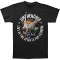 thumbnail image 1 of Jimi Hendrix - Camiseta Atlanta Pop Festival 1970 para Adultos Unisex (Negro), 1 of 2