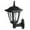 Black, variant on MERILER 1 Pack Solar Wall Lanterns - Outdoor Solar Powered Sconce Lights for Garden, Patio, Garage, and Front Door