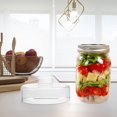 thumbnail image 2 of 4Pcs Daily Use Mason Jar Fermentation Lids Pickle Bottle Glass Weights Reusable Fermentation Lids, 2 of 6