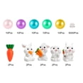 thumbnail image 6 of Naierhg Easter Vase Fillers Multicolor Floating Beads Cartoon Mini Rabbit Home Table Centerpiece Easter Party Decoration Sets, 6 of 8
