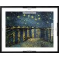 thumbnail image 5 of Art.com Starry Night over the Rhone, c.1888 Giclee Print by Vincent van Gogh, Black Frame Wall Art, 29" x 23", 5 of 5