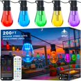 thumbnail image 1 of Luces de guirnalda exteriores AILBTON 61 m inteligentes RGB+IC impermeables, 1 of 7