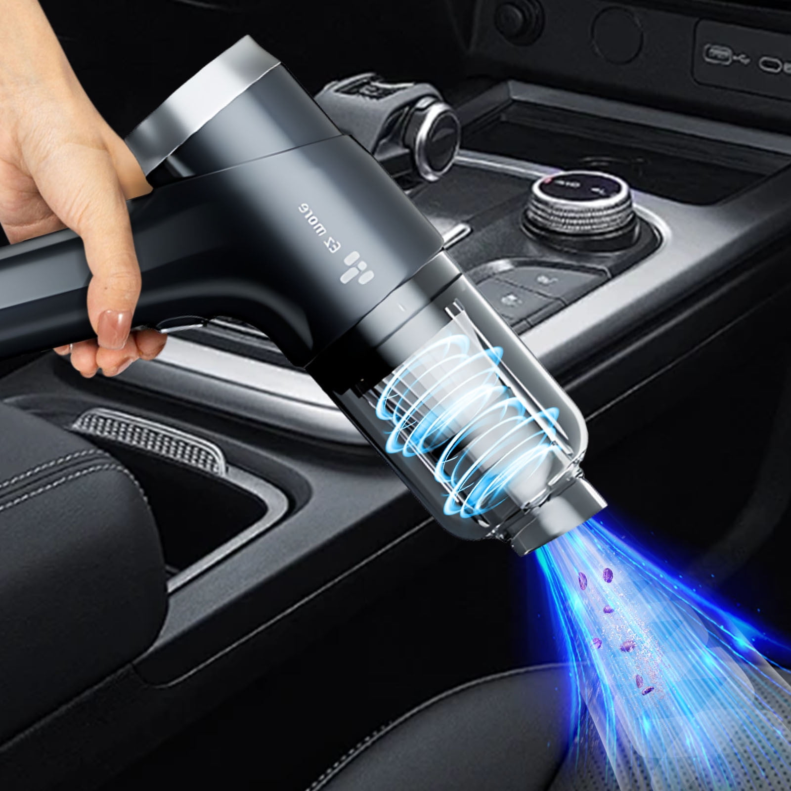 Fuebueo Household Vacuum Cleaners, All-in-one, Lightweight with Powerful Suction ,Removable Vacuum, Carpet Hard Floors Car,Washable Filter,Gift for Men Dad Father