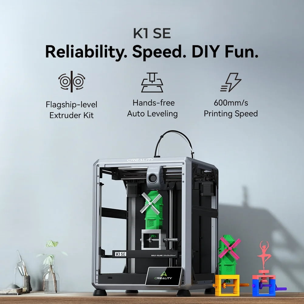 Creality K1 SE 3D Printer with 600mm/s Printing Speed DIY-friendly