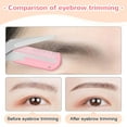thumbnail image 3 of Ea na Eyebrow Shaving Knife Eyebrow Scissors with Comb Stainless Steel Plastic Razor Facial Hair Removal Razor Razor Make-up Tool, 3 of 22