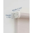 thumbnail image 5 of Linen Avenue Cordless Coastal Light-Filtering Standard Roller Shade– Soft Light Control, UV Protection Window Covering for Home & Office –Khaki Cliffs 44 W X 66 H (Arrives 1/4" Narrower), 5 of 9