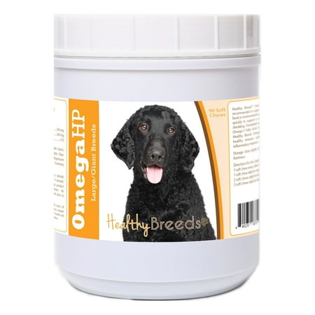 UPC: 0840235187318 | Healthy Breeds Curly-Coated Retriever Omega HP Fatty Acid Skin and Coat Support Soft Chews