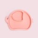 thumbnail image 1 of Platos de silicona para bebés divididos - Platos portátiles antideslizantes con ventosa para niños pequeños para bebés y niños Plato de cena para bebés sin BPA, apto para lavavajillas y microondas oso de fresa Hogar, 1 of 3