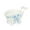 Blue, variant on Woven Baby Stroller Food Storage Decorative Party Centerpiece Wicker Carriage Design