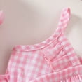 thumbnail image 7 of kaprioy Toddler Girl Clothes Toddler Baby Girl Summer Outfit 9 12 18 24 Months 2T 3T 4T Ruffle Tops With Jean Skorts Cute 2 Pcs Clothes Set, 7 of 7