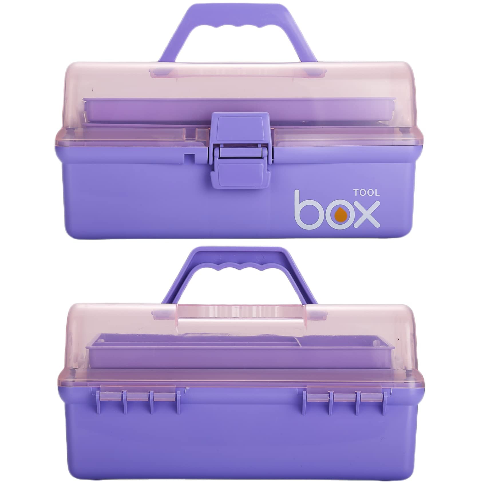  Beoccudo Pink Craft Box Art Box 3 Layers Plastic Portable  Storage Box with Handle Nail Sewing Organizer Pink Tool Box Hair Supply  Storage : Arts, Crafts & Sewing