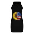 thumbnail image 4 of SMihono Robe Maxi Bohème d'Été pour Femmes Grande Taille Robe Longue Sans Manches Imprimée Jour de l'Indépendance Robe de Plage, 4 of 6