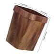thumbnail image 2 of Houderco Moderno De Basura De Plástico Con Madera Café Para Y Oficina Con Removible, 2 of 6