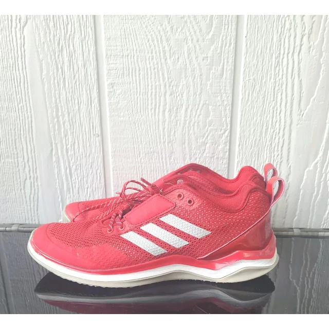 Ad-id-as Mens Speed Trainer 3.0 Q16542 Red Running Shoes Sneakers Size 10.5