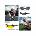 thumbnail image 5 of Kit Casco De Bicicleta luz De Bicicleta, gafas y mascara Negro con Rojo, 5 of 5