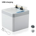 thumbnail image 4 of Toothpick Dispenser Electric Automatic Toothpick Holder Box; Tooth Picking Tool Smart Tooth Stick Storage Box, Gray White, USB Charging, 4 of 9