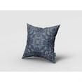 thumbnail image 2 of Amrita Sen Tree of Life 18" Suede Double Sided Zippered Pillow in Indigo Blue, 2 of 5