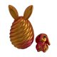 thumbnail image 2 of Easter Basket Stuffers Printed Bunny Egg Set With Mini Cute Inside Surprise Printed Toys Home Office Desk Decor Easter Decorations Gifts For Teen, 2 of 5