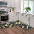 thumbnail image 7 of Boho Kitchen Rugs and Mats for Floor, Non-Slip Backing Kitchen Mat Set of 2 Home Bohemian Decor Anti Fatigue Kitchen Rug Sets with Runner for Kitchen 17"x47.2"+17"x30", 7 of 7