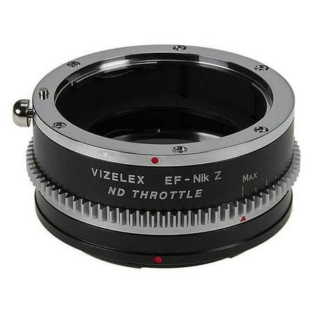 UPC: 0847372046430 | Fotodiox EOS-NikZ-NDThrtl-Cine Vizelex Cine ND Throttle Lens Mount Adapter for Canon EOS DSLR Lens