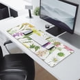 thumbnail image 2 of Chic & Personalized Flowers Plants Mouse Pad - Premium-Textured, Washable - Ideal for Smooth Control - Non-Slip Base, 31.5x11.8 Inch, 2 of 7