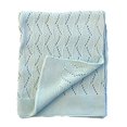 thumbnail image 1 of Effe Bebe Ravelry Knitted Baby Blanket 30'x40' Beach Glass, 1 of 4