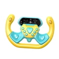 thumbnail image 2 of Juguete de volante de simulación de coche para niños, con 1880 músicas, juguetes educativos para niños, juego de rol, actividad de juego de simulación , coche de coche de carreras verde, 2 of 6