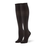 Hue Women's Graduated Compression Knee Socks, Black, One-Size