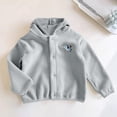 thumbnail image 6 of Bixock Toddler Girls Fleece Jackets Girls Winter Coats Kids Fleece Coat Outerwear Graphic Print Long Sleeve Hooded Button Front Thermal Fall Winter Jacket for Kids 1-6Years, 6 of 6