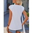 thumbnail image 2 of Zeagoo Women Summer Tops Cute Square Neck Tank Tops Loose Dressy Casual Shirts Cap Sleeve Tunic Tops, 2 of 4